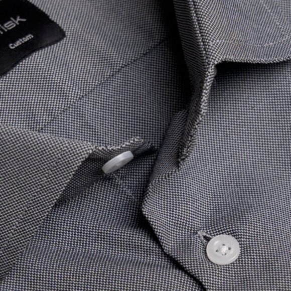 Brisk Charcoal Grey Performance Ultra Stretch Short Sleeve Shirt - Picture 2 of 2